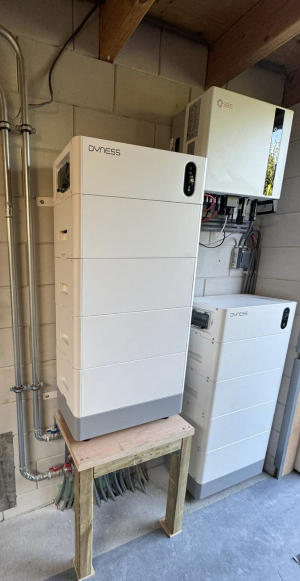 Thuisbatterij installatie