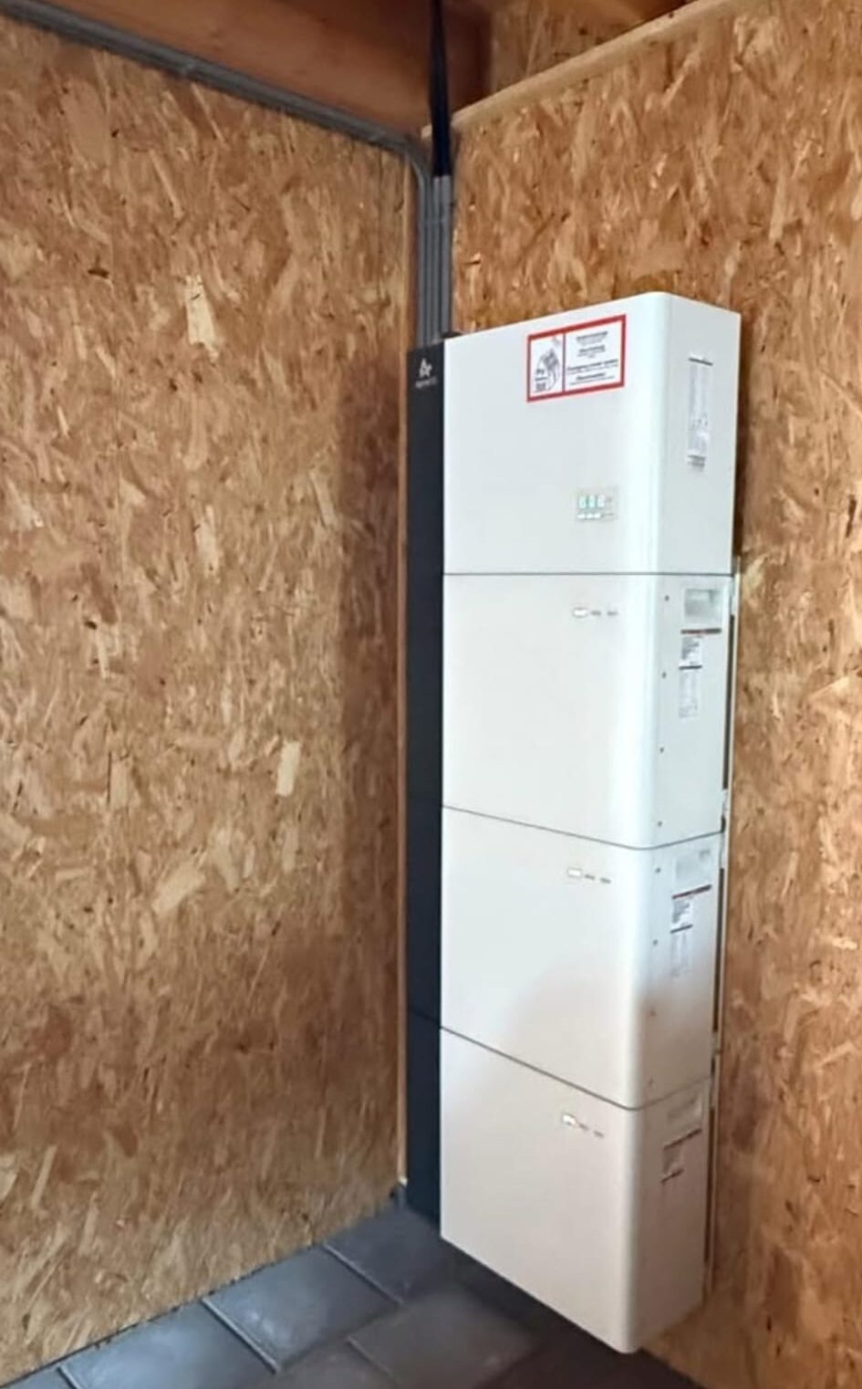 Thuisbatterij installatie